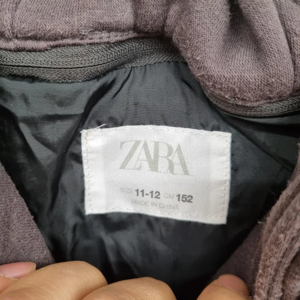 [11~12Y/152 size] ZARA 자라 키즈 후드 패딩