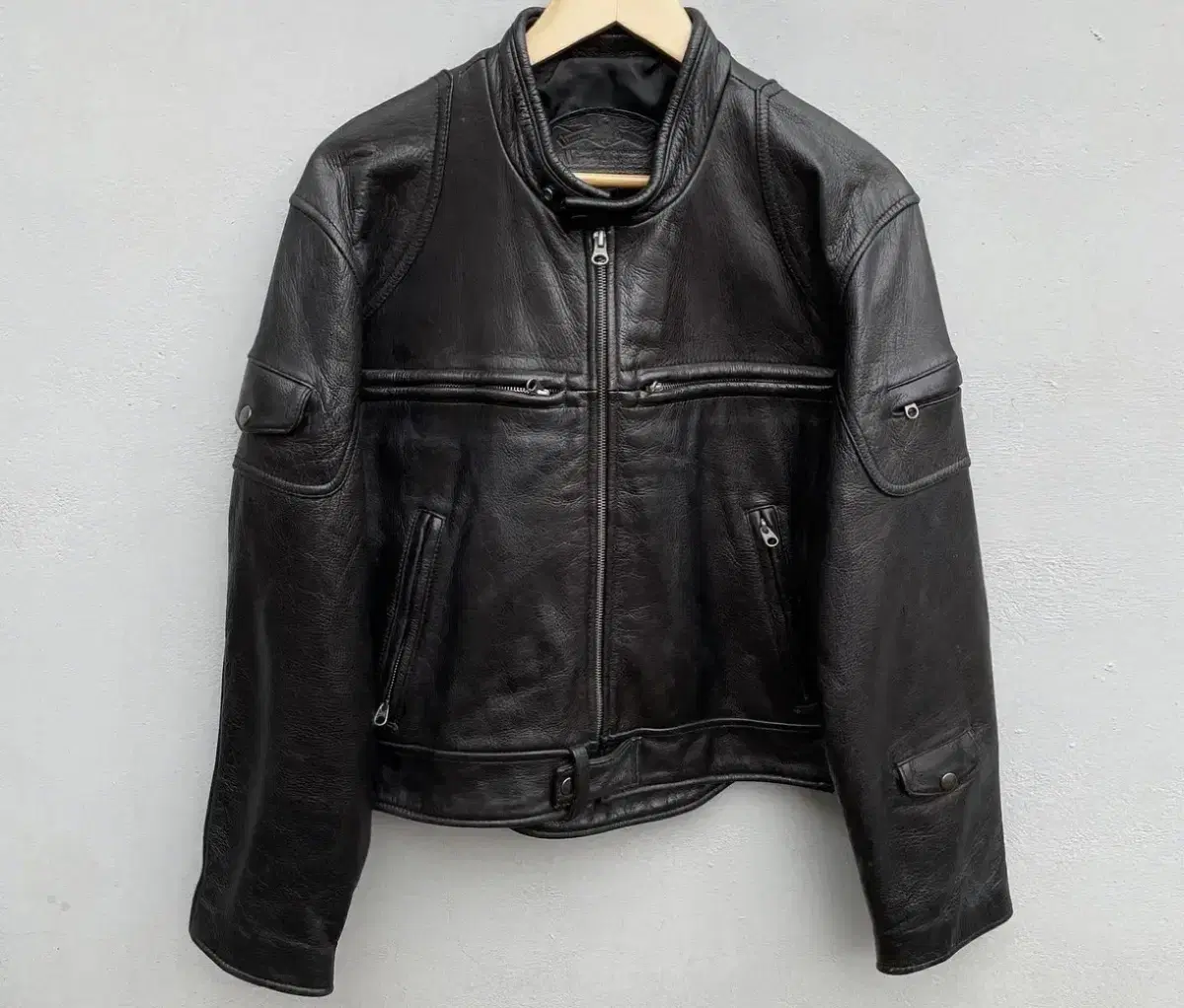 [M, 100-103] cowhide rider jacket Made in korea