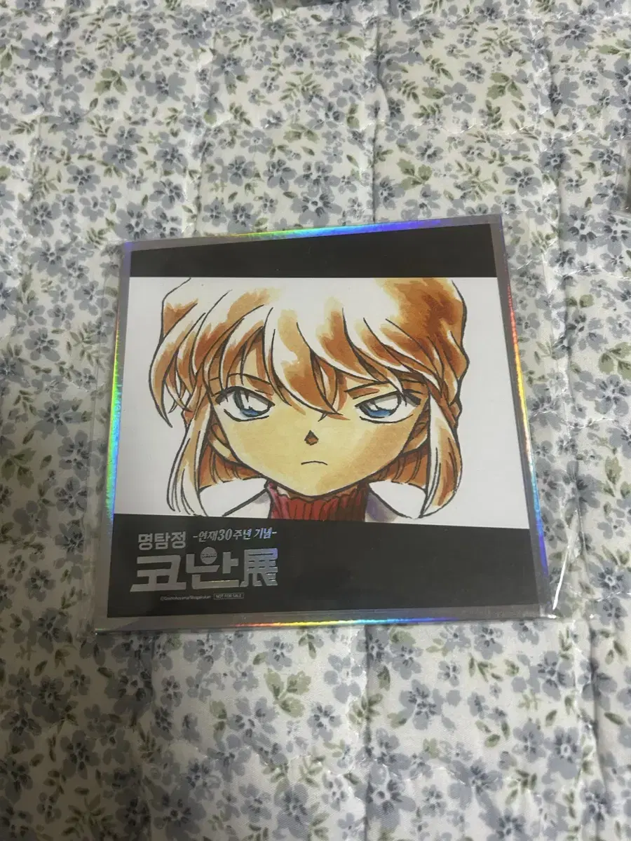 D)Detective Conan 30th Anniversary Exhibition pre-order benefit Sack Paper Haibara Eye Hong Rose Unsealed