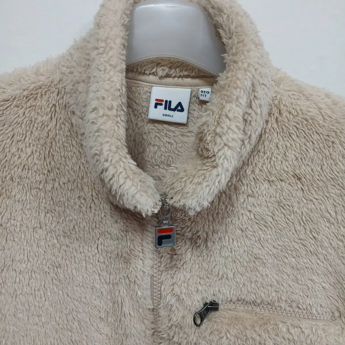 FILA 베이지뽀글이 플리스 베스트조끼 90 S