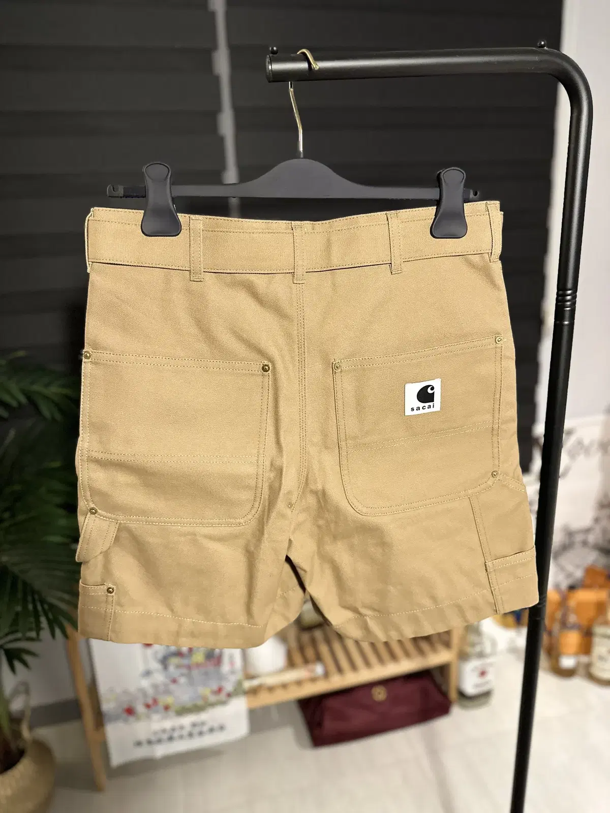 [1] Sakai X Calhart Carpenter Half Setup Pants Beige New
