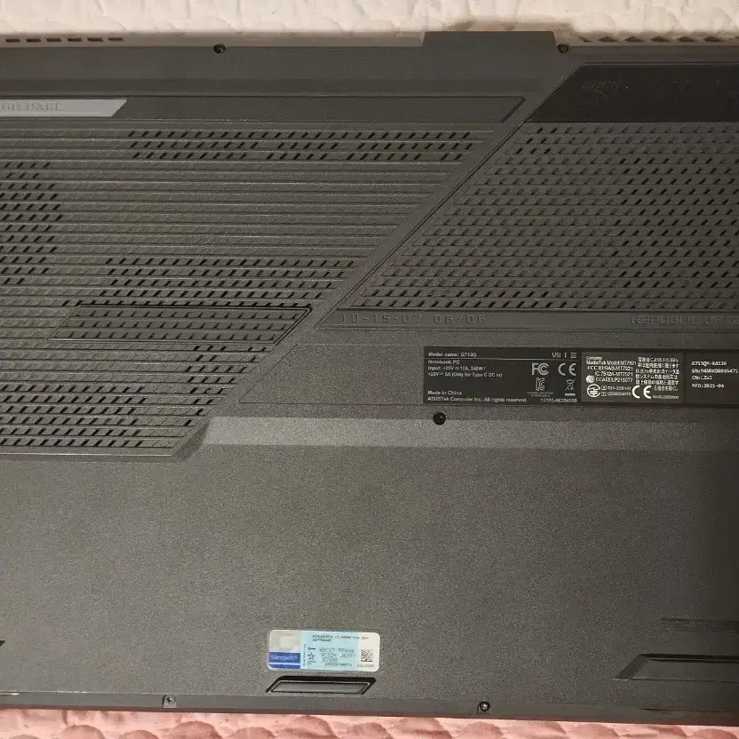 asus g713qm-k4120 부품용