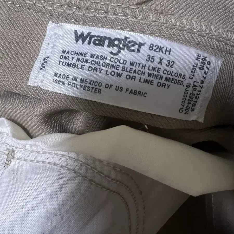 [새상품] Wrangler/랭글러 메카닉팬츠 스타프레스트