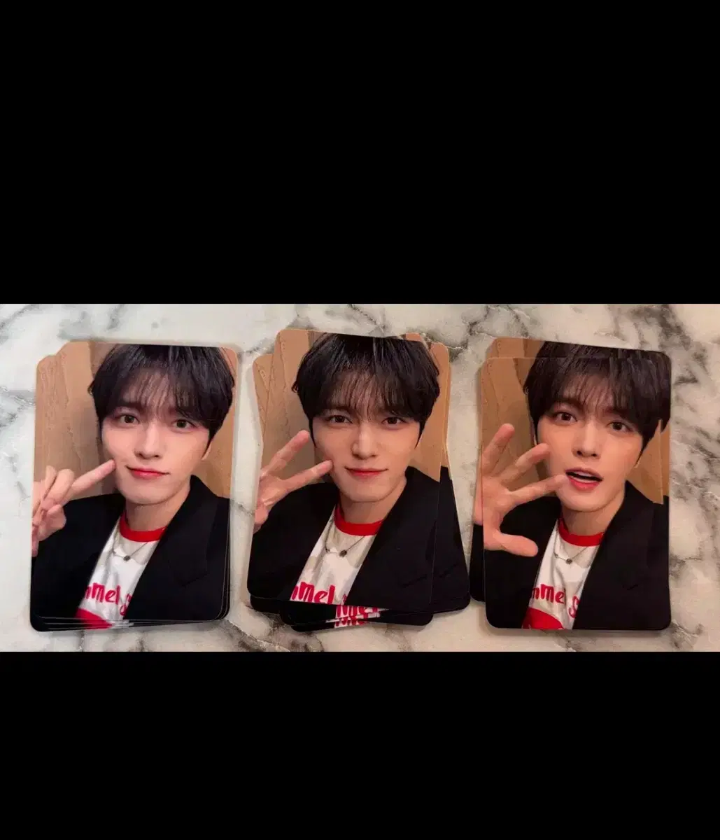 김재중 헬로라이브 체키회 포카