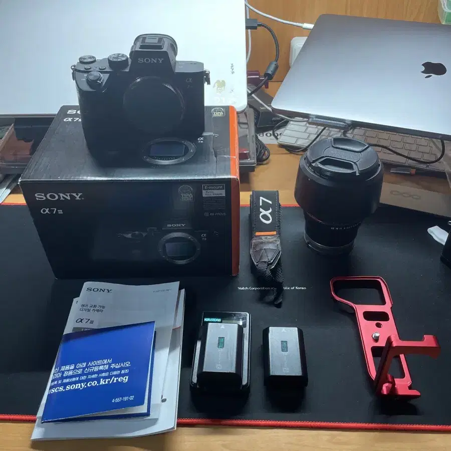 풀박 상태좋음) 소니 SONY A7M3 + 삼양 MF 85.4 6800컷