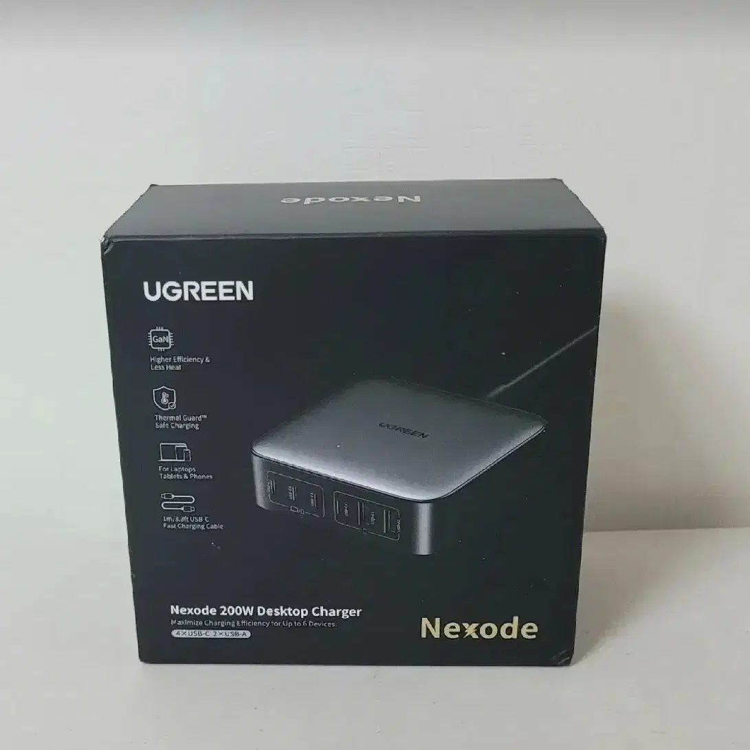 유그린 200w UGREEN  Gan 충전기 PD3.0 6-in-1 판매