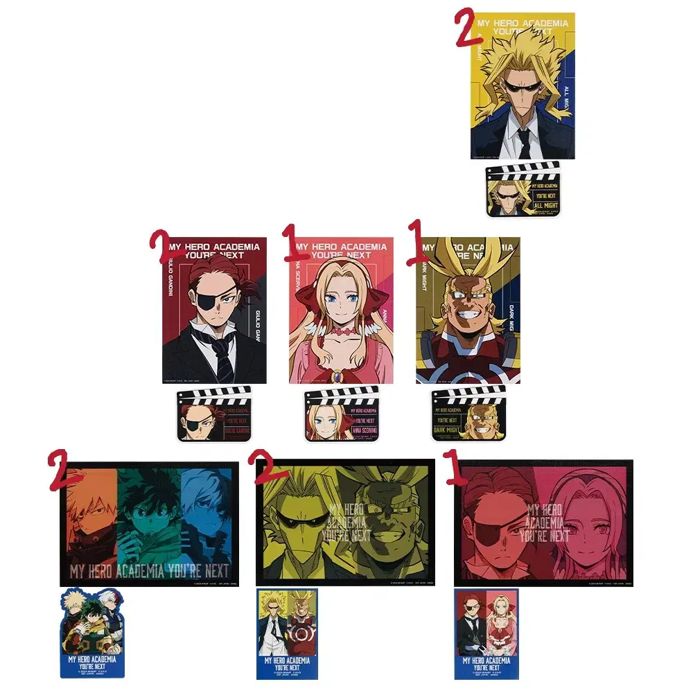 Nahia YourNext First Lottery Kuji H Prize Illustration Board MyHeroAcademia