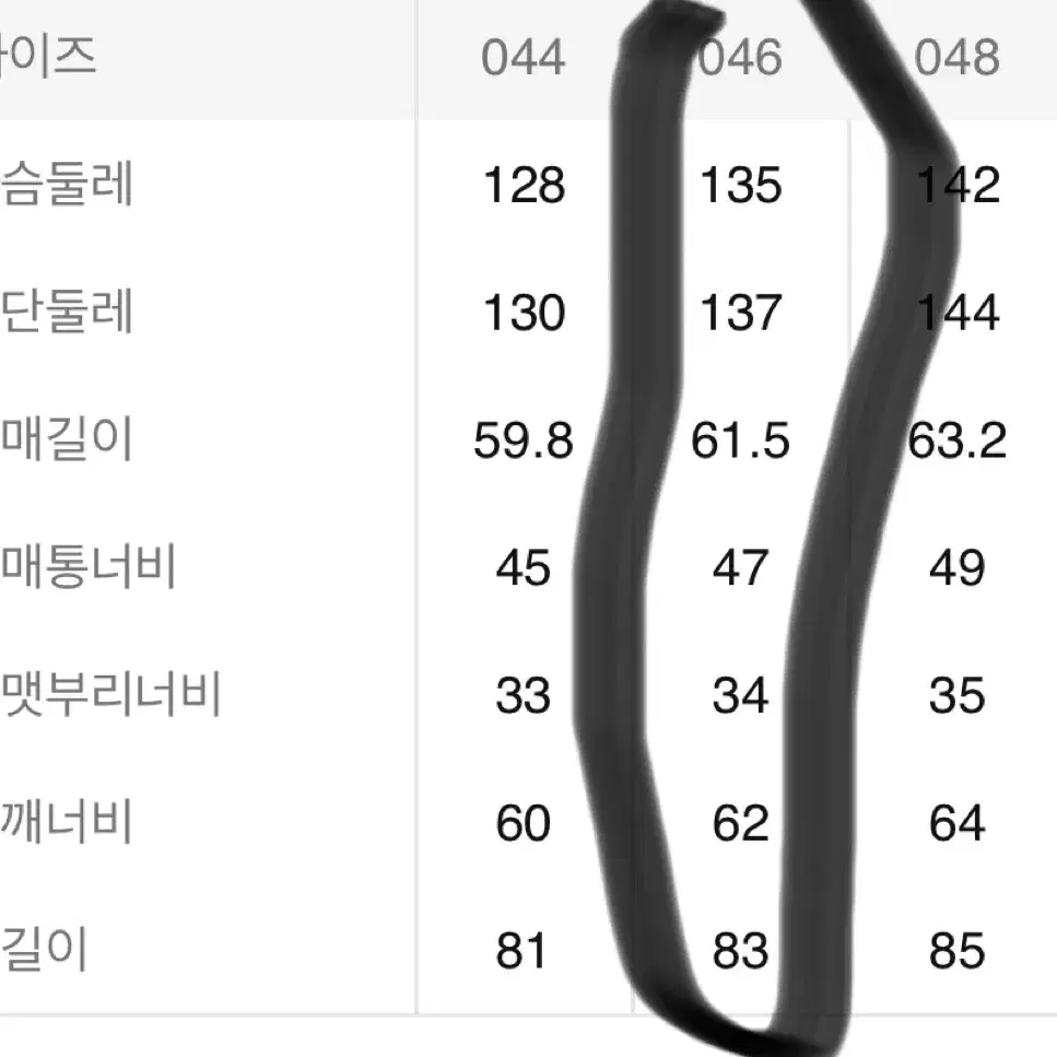 준지 스탠다드 피코트 46(105)