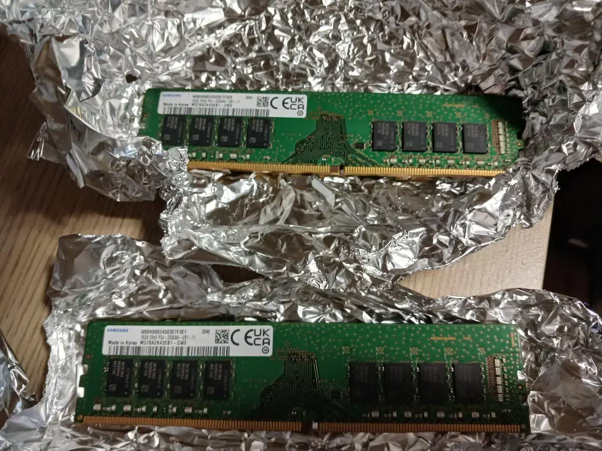 램 삼성 ddr4 16g 총2장 32g 3200 pc