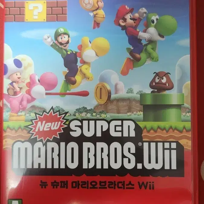 닌텐도 wii 뉴 슈퍼 마리오 브라더스 케이스포함