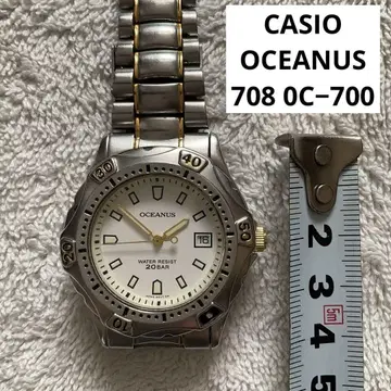 카시오 OCEANUS 아날로그 손목시계 708 0C700