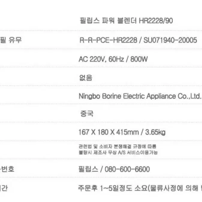 필립스 파워블랜더 HR2228/90