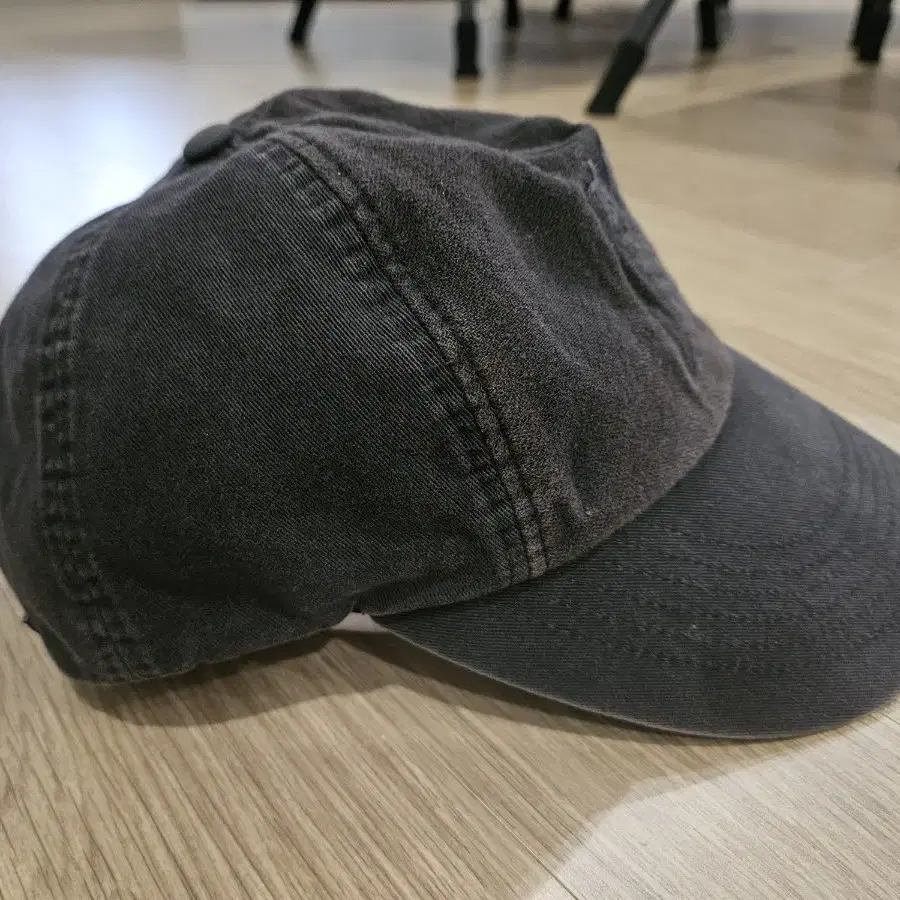 MPQ BIG VISOR CAP(washed black)