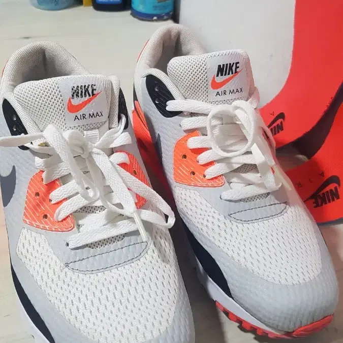 택포 255~260 정품 NIKE 90 AIRMAX 에센셜 경량 쿠션화