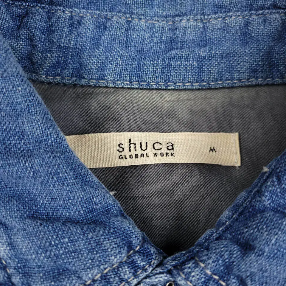 글로벌워크 SHUCA 슈카 중청워싱 더블포켓 린넨100 투웨이 아메카지