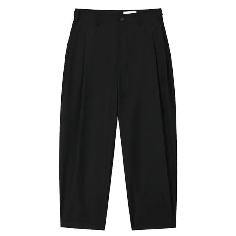 [아트이츠액츠] Wool Side Two Tuck Pants_Black