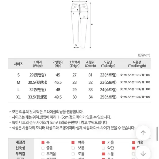 하이웨스트 와이드 스티치 생지