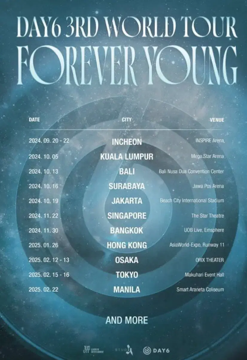 데이식스 월드투어 FOREVER YOUNG in HONGKONG