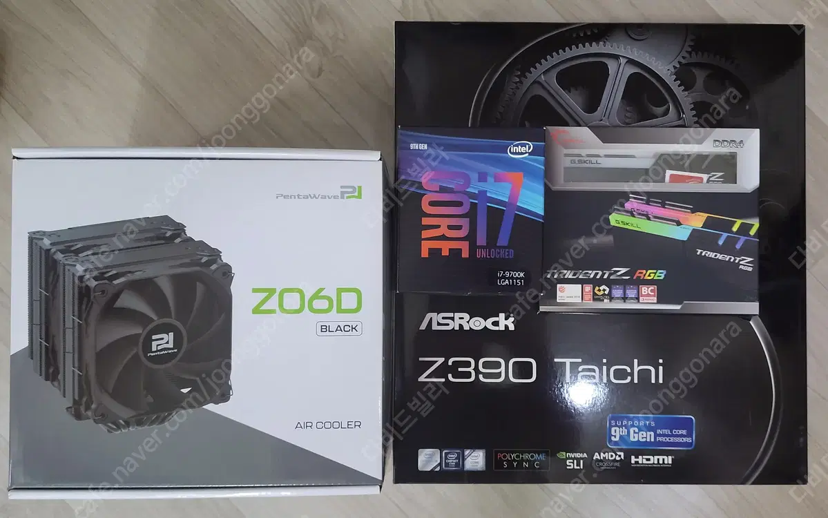 9700k, z390Taichi, ddr4 16g, z06d 팝니다.