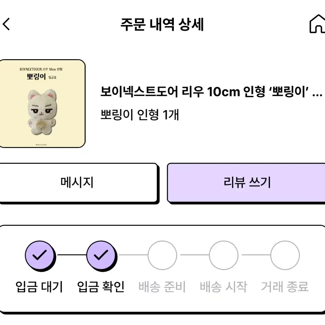 보이넥스트도어 보넥도 리우 인형/뽀링이/포메 인형/양도