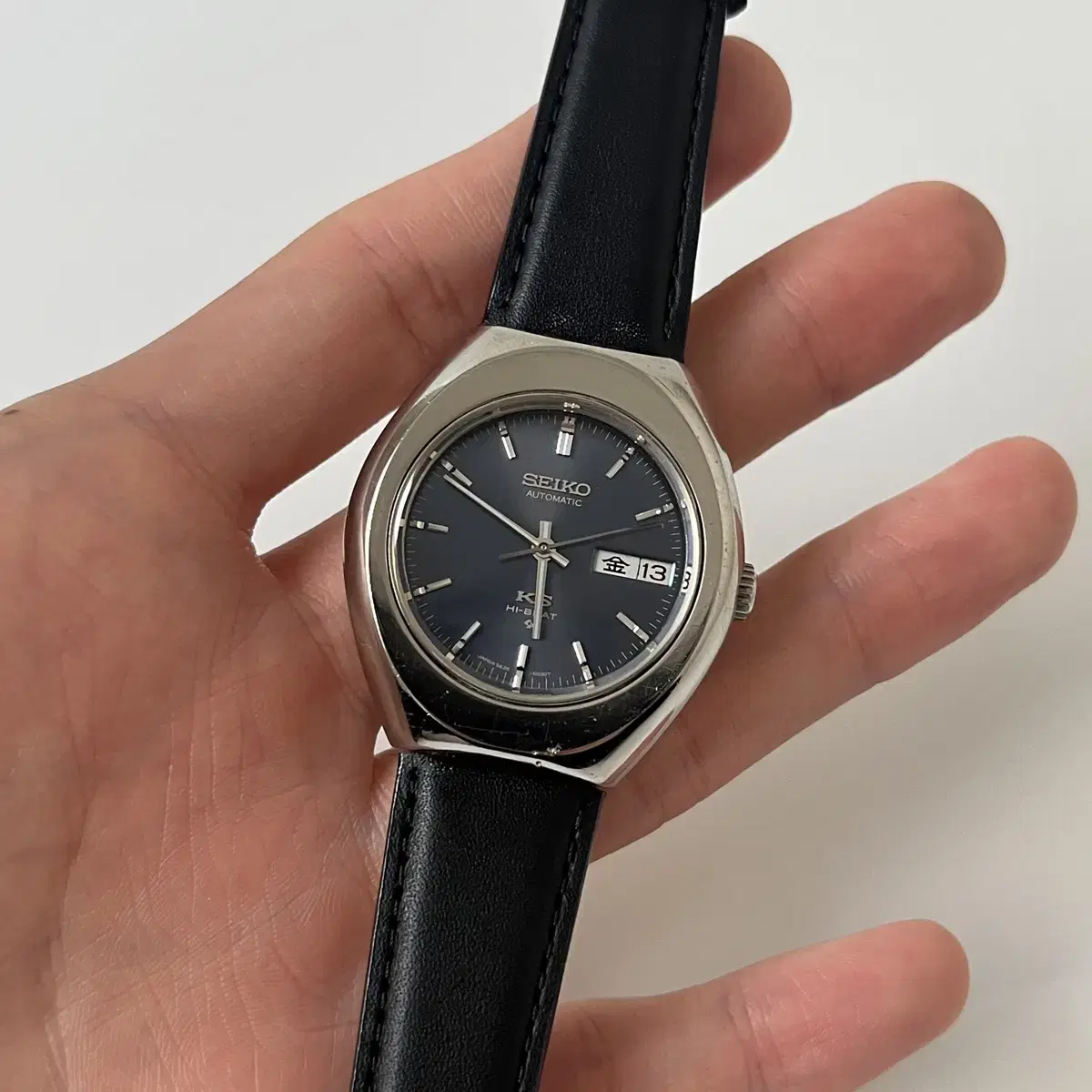 킹세이코 - 70s 56ks hi-beat 36000 navy dial