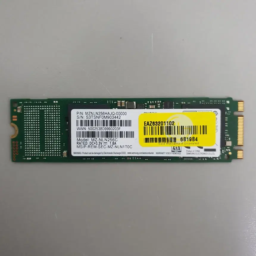 [무료배송] 중고 삼성 PM871 M.2 SATA 256GB SSD