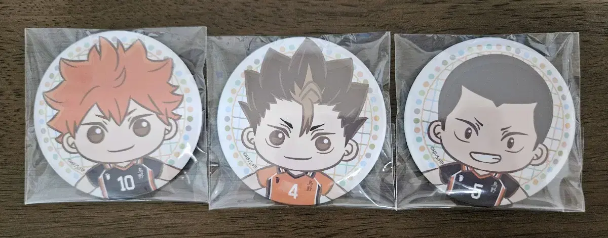 Haikyuu Sega Lucky Kuji E Prize Can Badge hinata Nishinoya Osamu Kitakuroo