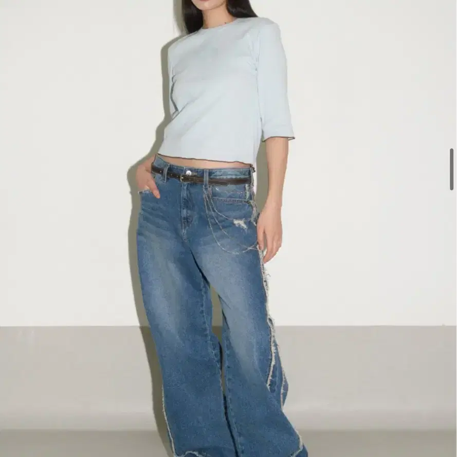 [새상품/2] 헤레틱 웨이브 데님 팬츠 WAVE DENIM PANTS