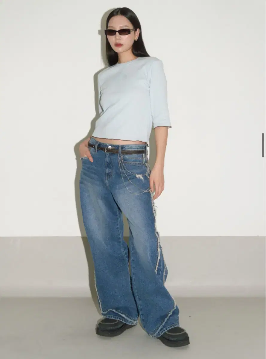 [새상품/2] 헤레틱 웨이브 데님 팬츠 WAVE DENIM PANTS