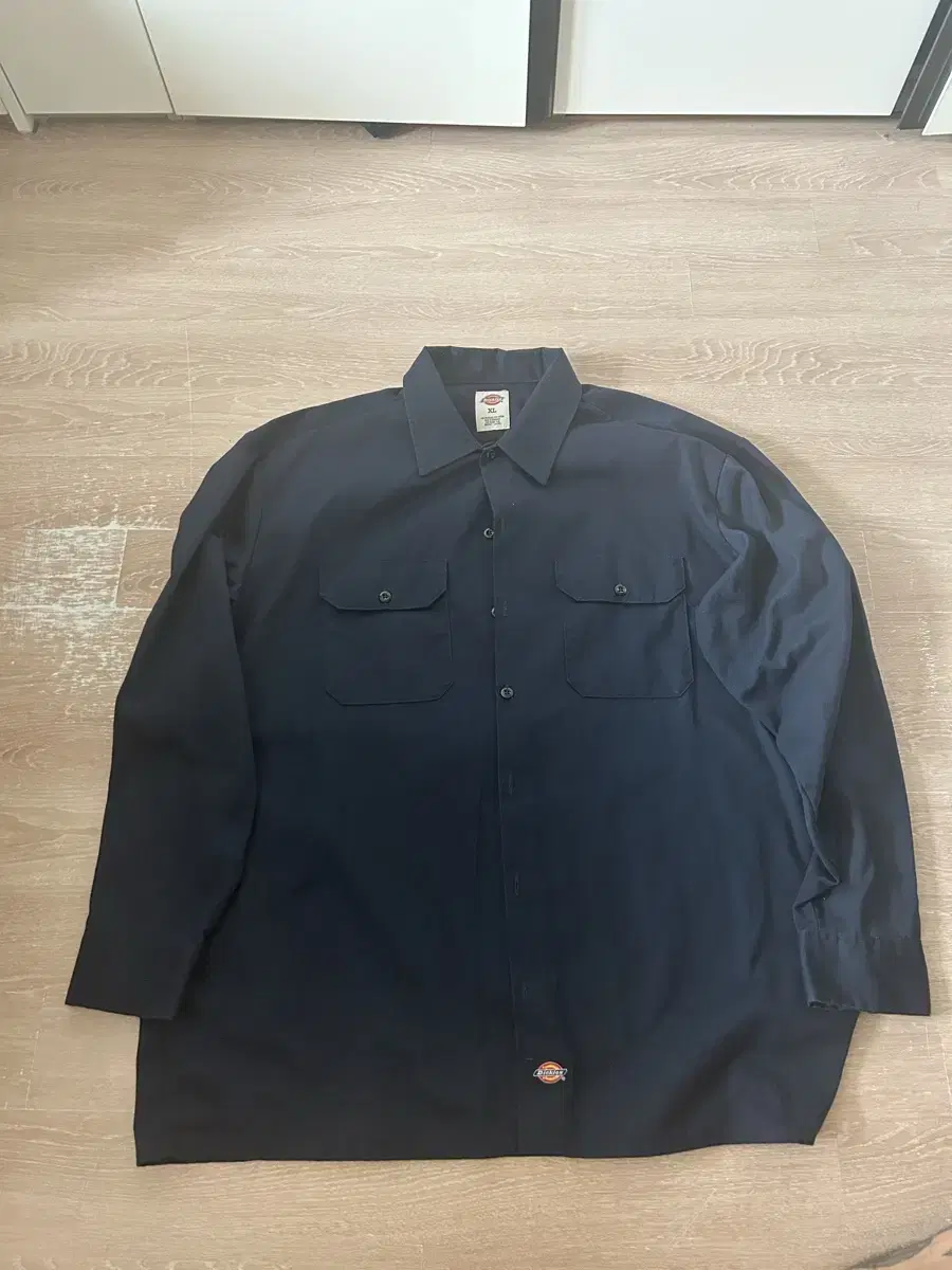 디키즈 면 워크셔츠 네이비 xl dickies