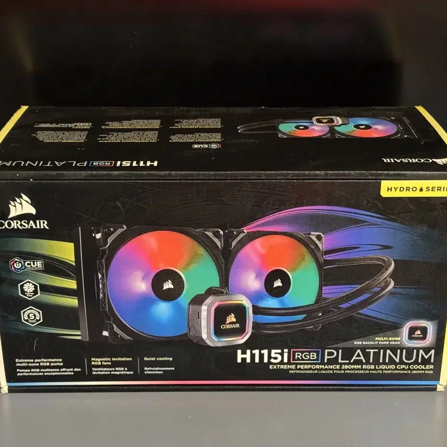 커세어 H115i RGB Platinum 수냉쿨러