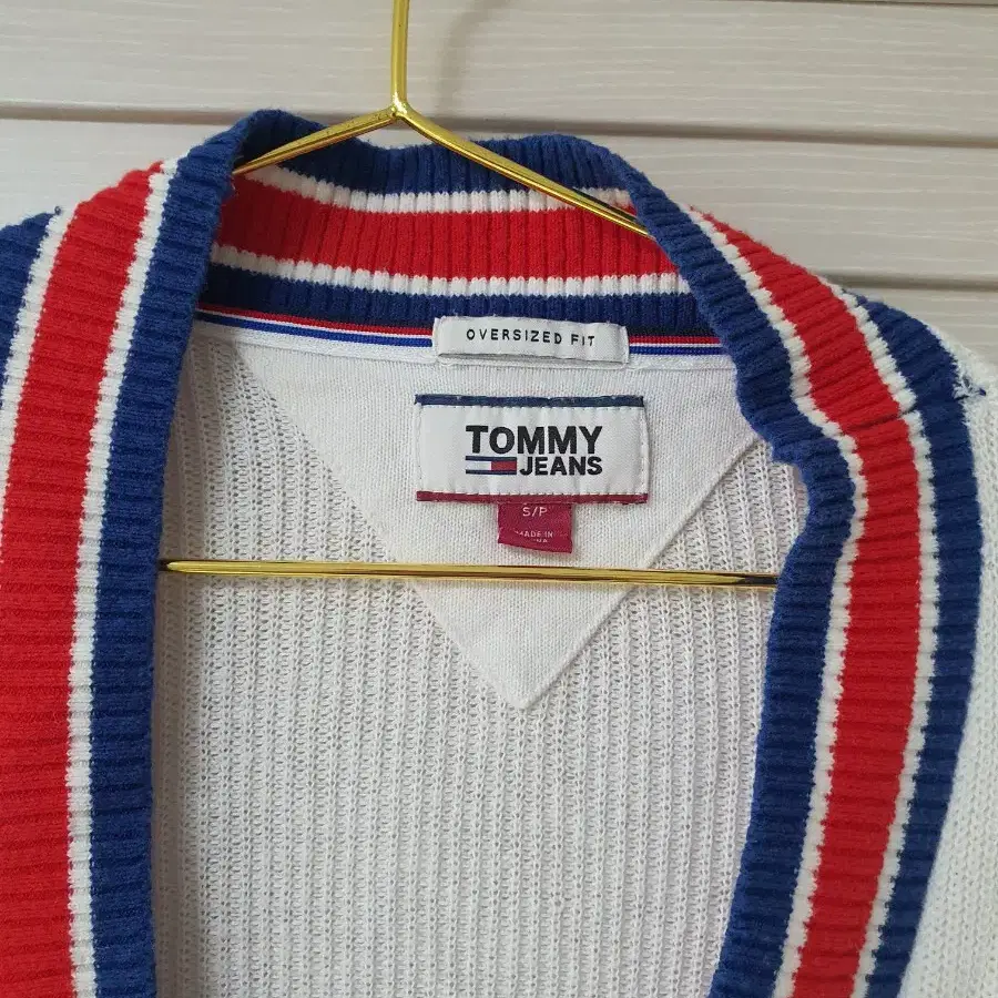 TOMMY 니트가디건 정품 S/p