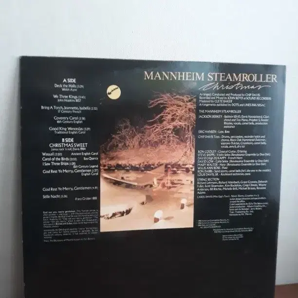 Mannheim Steamroller Christmas엘피바이닐vinyl