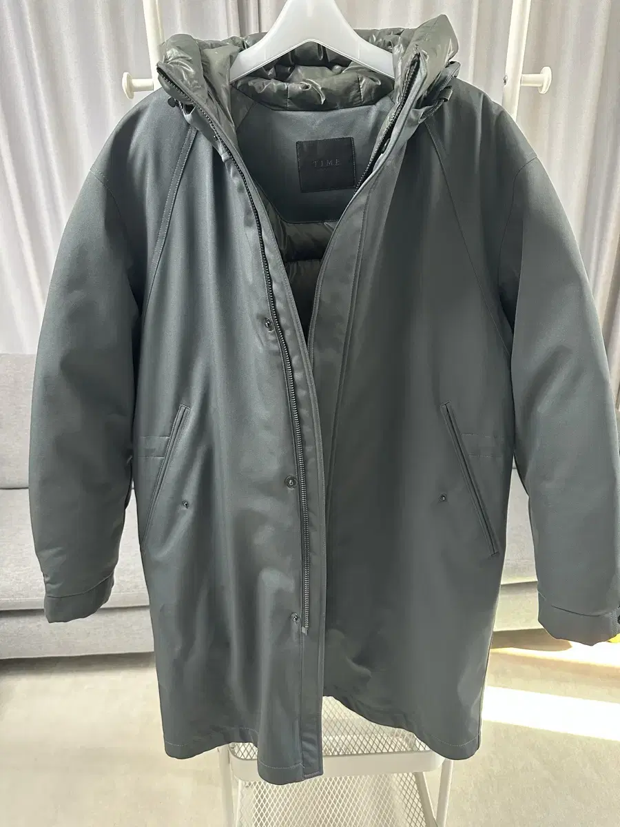 Time Homme Goose Down Long Puffer Jacket (Like New)