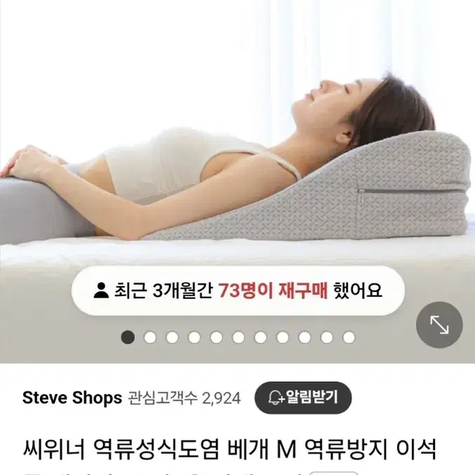 씨위너 역류성식도염 베개