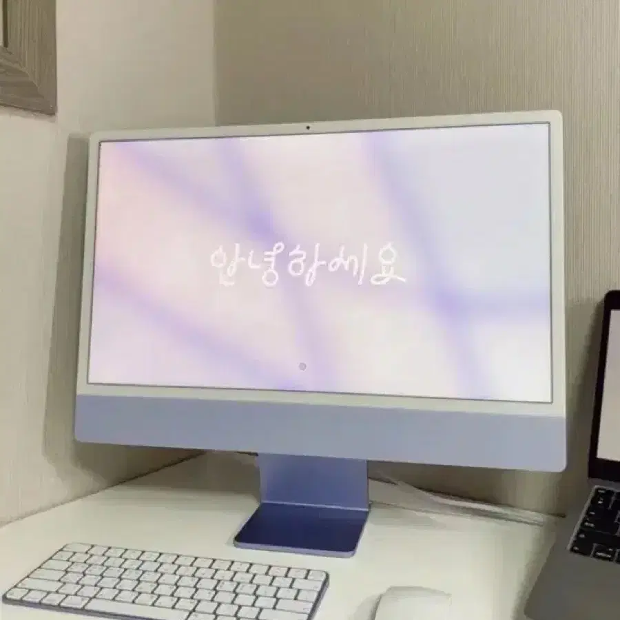 아이맥 iMac 24인치 고급형 M1 퍼플