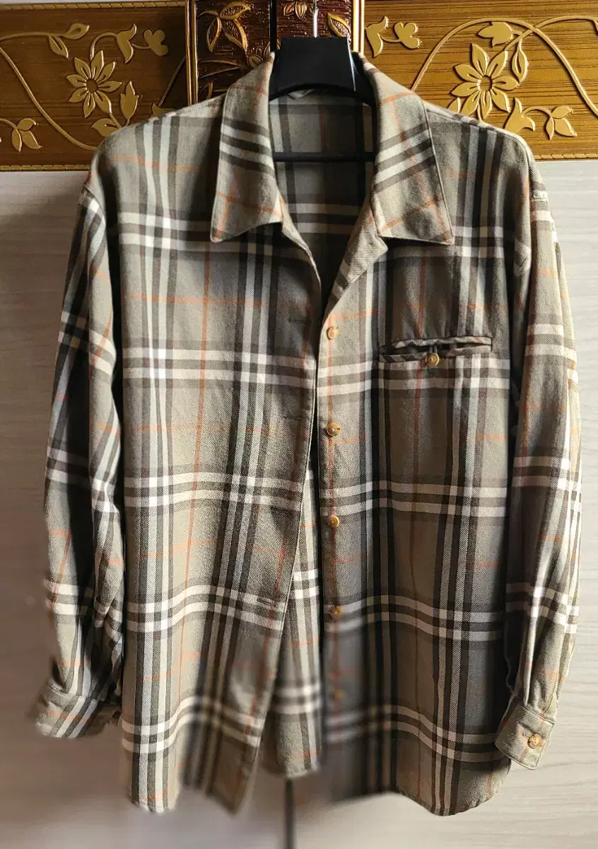 Genuine Burberry Women's Nova Check Wool Shirt