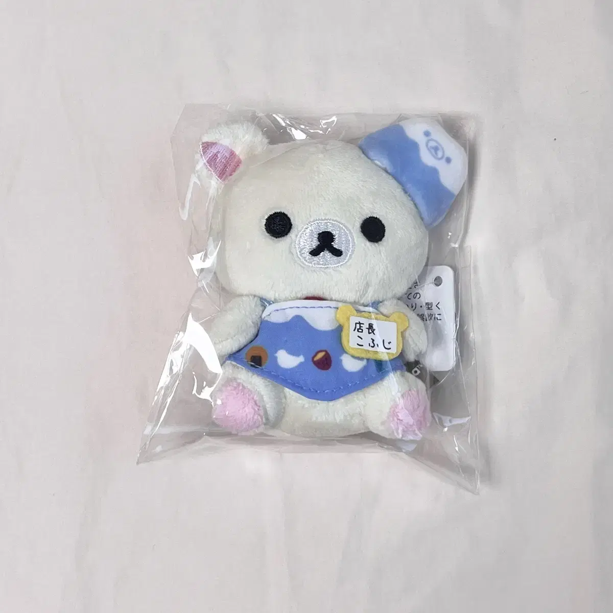 Unsealed) Korirakkuma store manager Tenori doll Mascot Fujimi store Rirakkuma Sanx