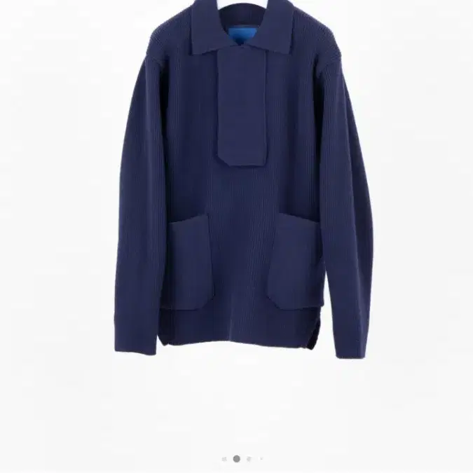 (L)도큐먼트 SHIRTING SWEATER JACKET_NAVY 라지