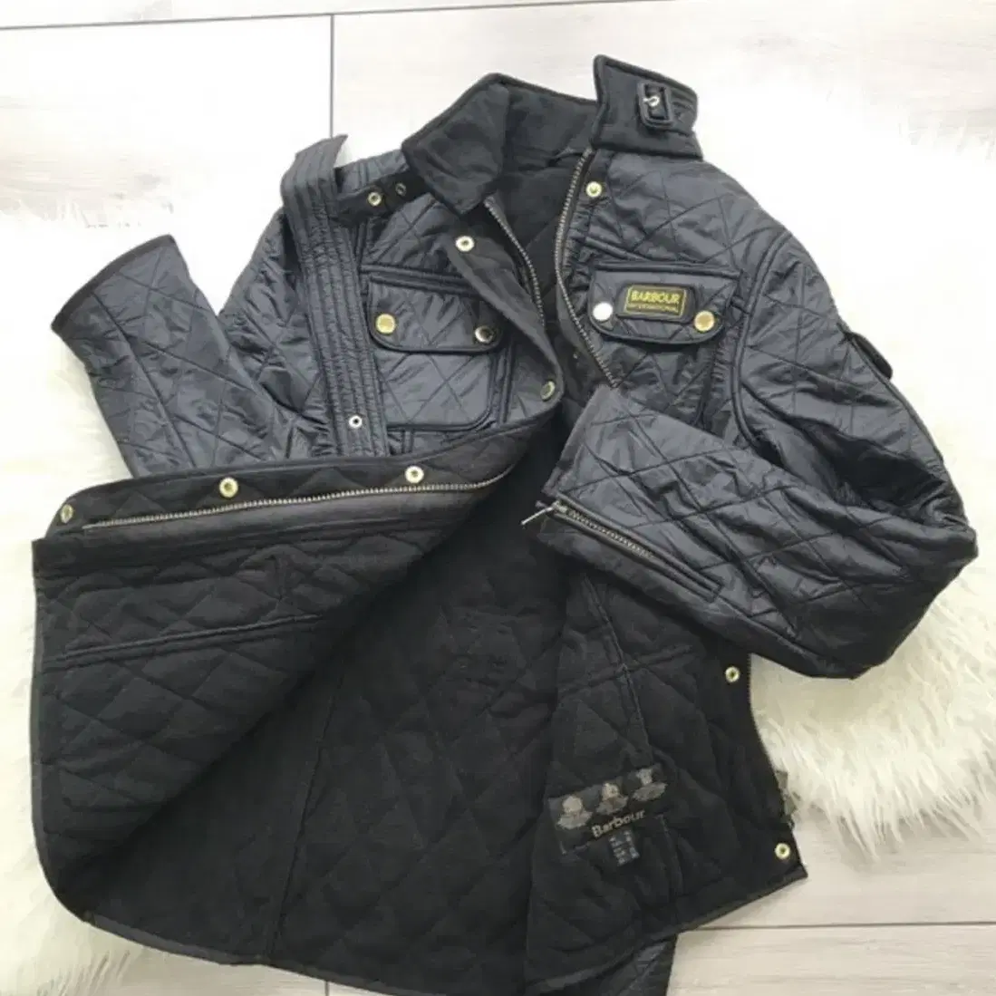 barbour 바버 인터네셔널 퀄팅 기모