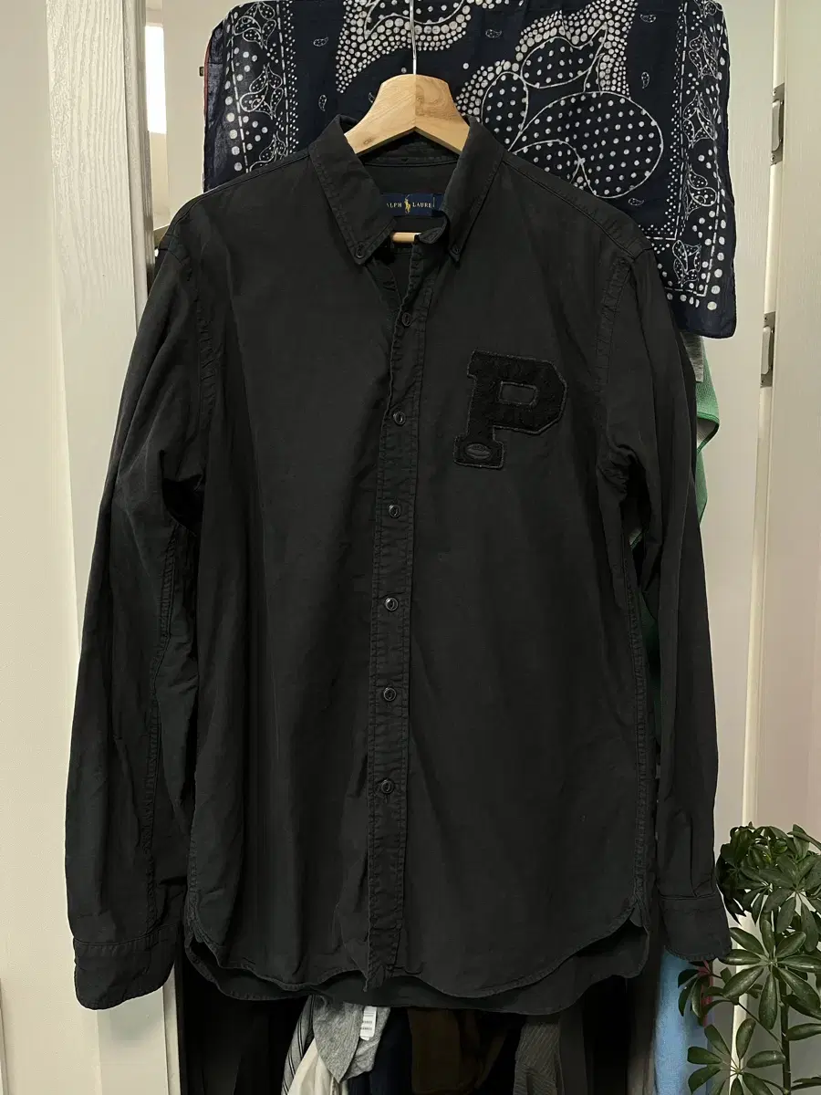 Polo Bulldog Big Patch Shirt L (Korea 100)