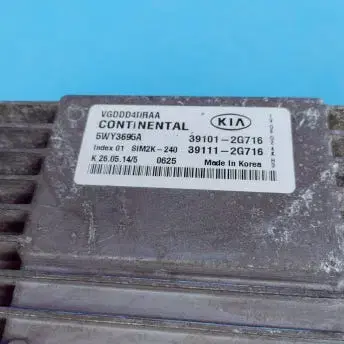 기아 K7 ECU 모듈 39101-2G716 / 391112G716