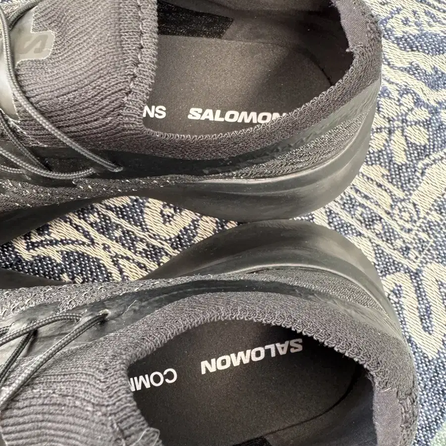 살로몬 x 꼼데가르송 옴므 펄사 플랫폼 블랙 CDG x SALOMON