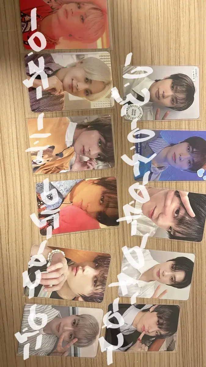 Ancity 127 nct Dream photocard jaehyun taeyong jisung jungwoo haechan jaemin Marks