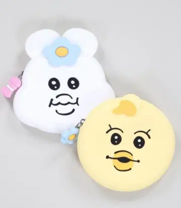 뽀쨤 실리콘 파우치 코인 케이스 키미마로&뽀쨤 2종 세트