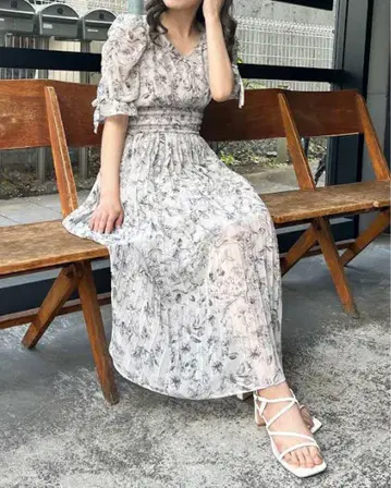 꽃무늬 원피스 스나 계열