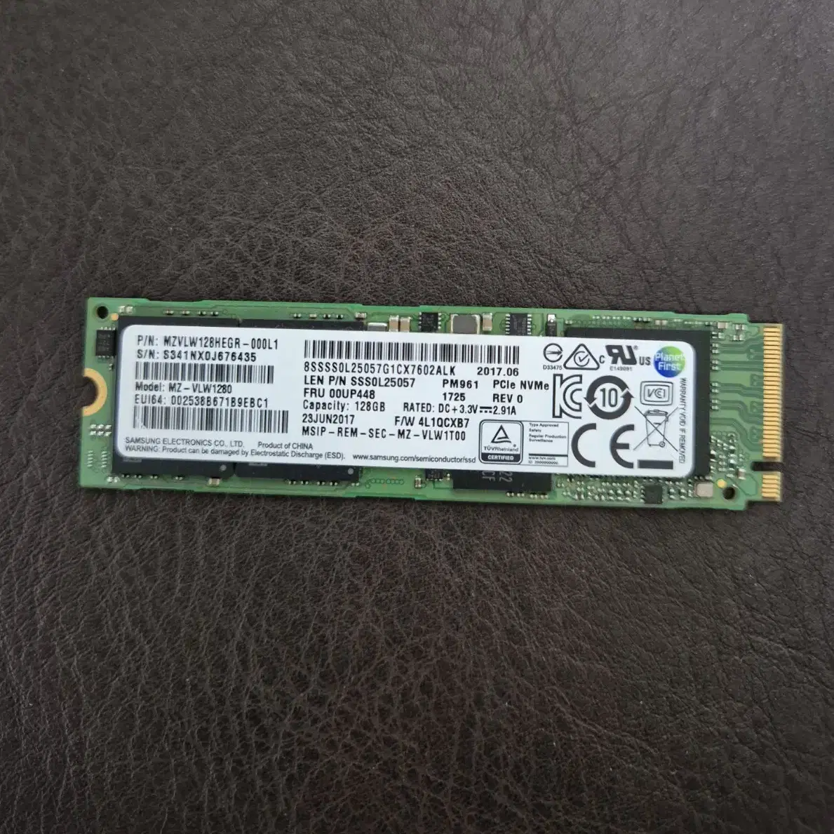 삼성 pm961 128gb ssd 팝니다