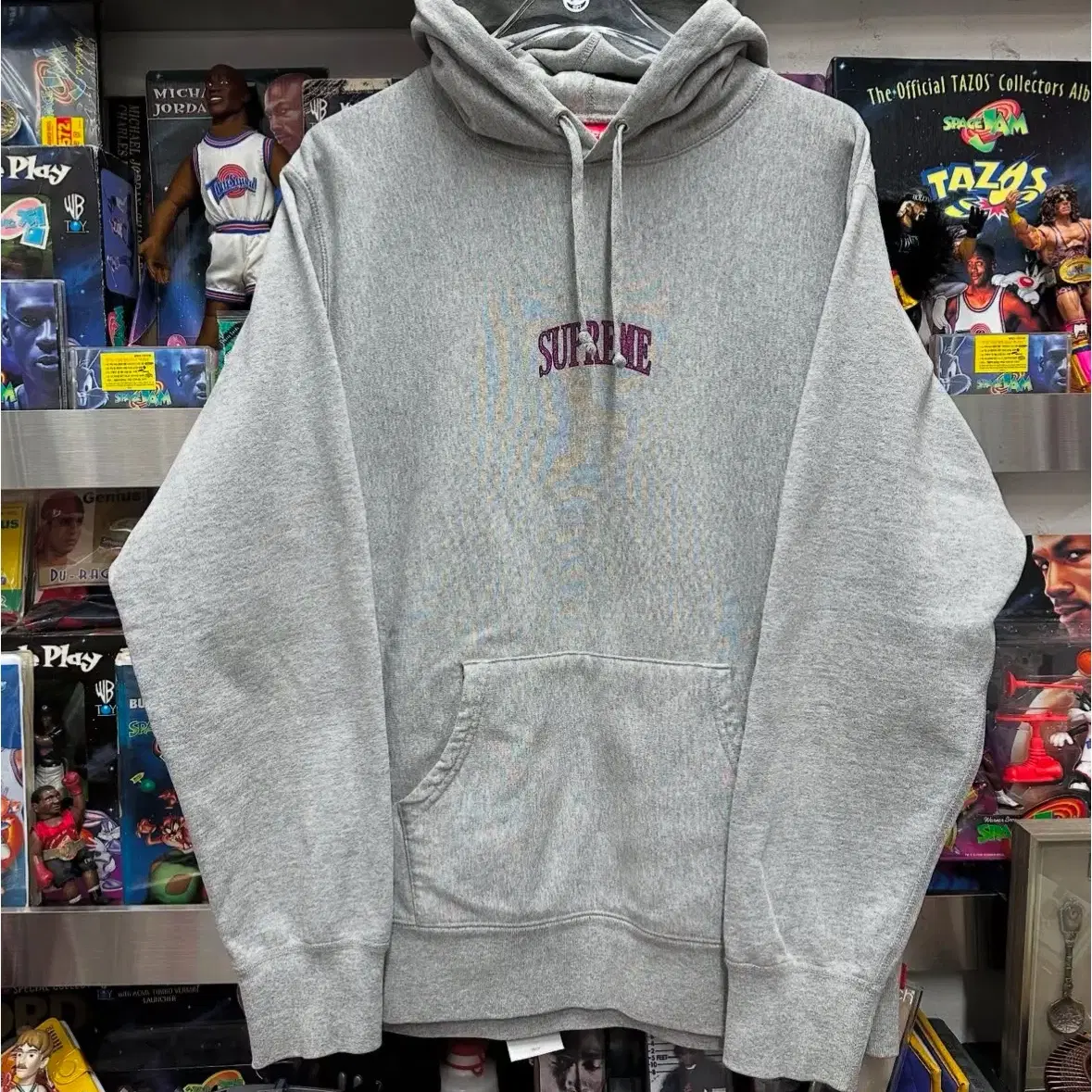 슈프림 후드 SUPREME GLITTER ARC LOGO HOODIE