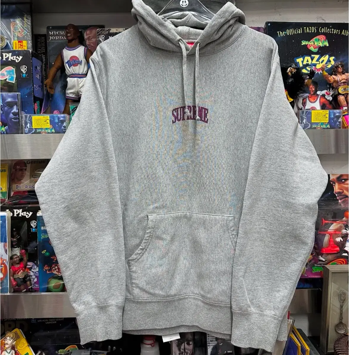 슈프림 후드 SUPREME GLITTER ARC LOGO HOODIE