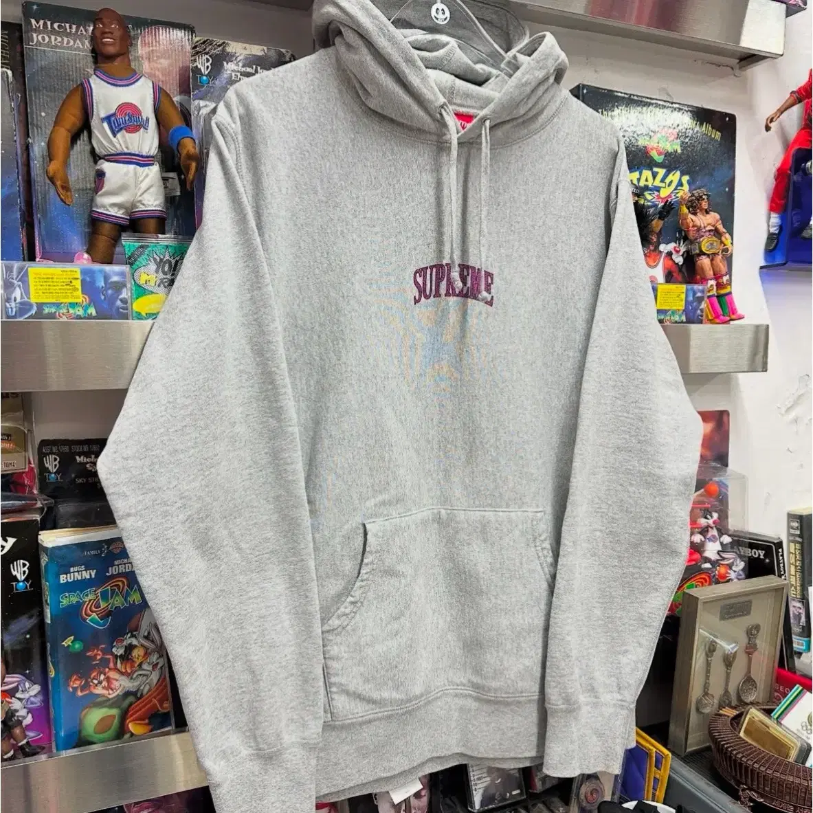 슈프림 후드 SUPREME GLITTER ARC LOGO HOODIE